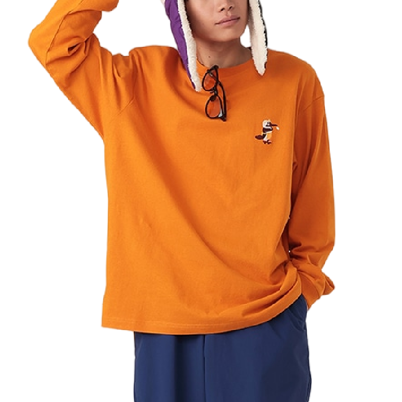 AKAASHI SAKABA BRUSHED L_S T-SHIRT MS (OVERSIZED)